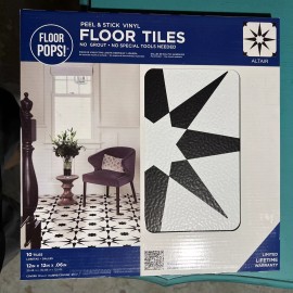 FloorPops! FloorPops Altair Peel & Stick Vinyl Floor Tile New In Box Ready To Use And Ship!
