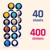 40 Sheets - Space Planet Stickers for Kids - 400