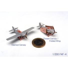 MK.1 Design 1/200 WW II USS Deck Plane Set for CV-6 Enterprise (Not Included Original Model Kit. Detail up Parts Only) (MS20018)