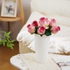 Ninehaoou 8 Pack Flower Buckets 9.84 Inch Plastic Flower Vases