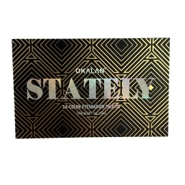 OKALAN Stately Eyeshadow Palette 24 Color Makeup Kit with Mirror New 0.84 oz