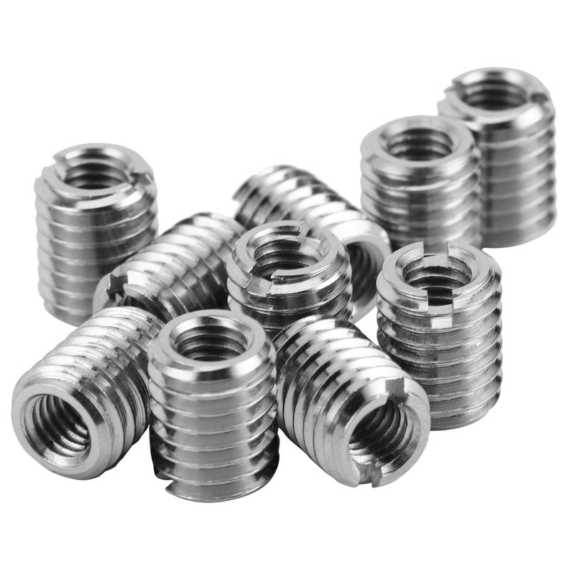 Tbest Threaded Inserts From M6 to M5, 10pcs Thread Insert