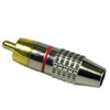 RCA Plug Solderless, Conwork 8-Pack RCA Male Plug Screws Audio