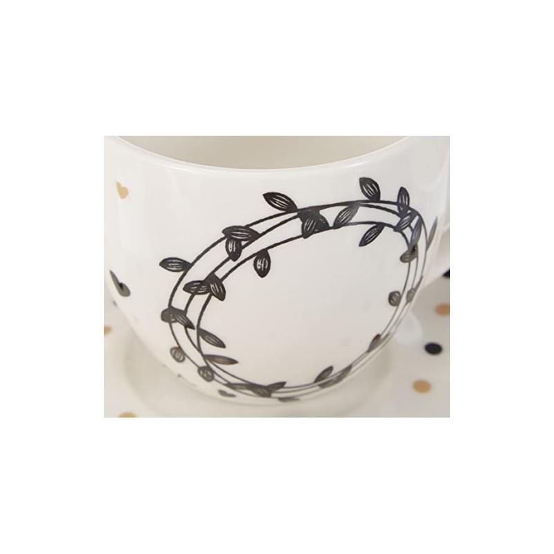 Tognana The with Plate, Porcelain