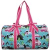 NGIL Happy Camper Print Large Quilted Duffle Bag
