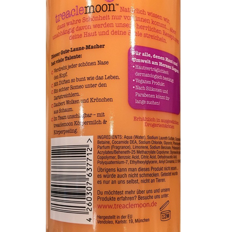 Treaclemoon Shower Cream Cute Warm Smile – 500ml Bottle