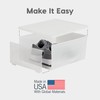 IRIS USA, Inc. 6 Pack Shoe Storage Box, Pearl Plastic
