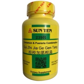 Sun Ten - Cinnamon & Pueraria Formula. Capsules / Gui Zhi Jia Ge Gen Tang