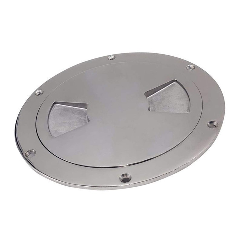 LOYALHEARTDY Marine Grade Stainless Steel Boat Deck Plate Hatch, 6"