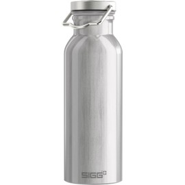 Sigg L 60190 Outdoor Water Bottle, Lightweight, Swiss Aluminum Bottle, Aluminum Original, 0.1 gal (0.5 L)
