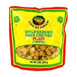 2 x Lion of Judah Vegetarian Soya Chunks Plain 8oz
