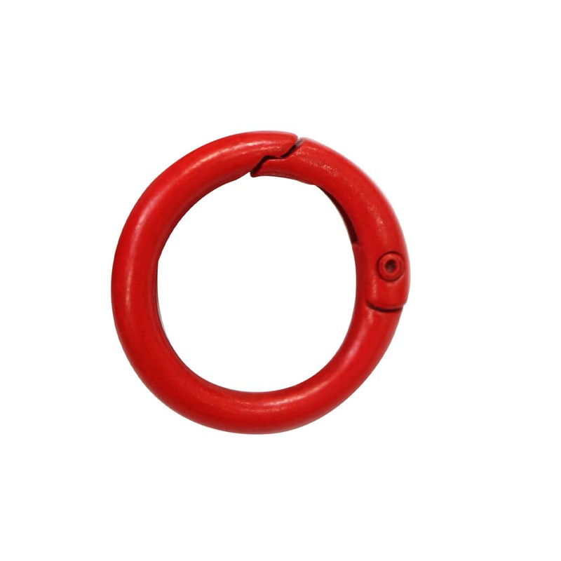NSKR-038 Carabiner Round Shape 0.9 inch (24 mm) Color Mixed,