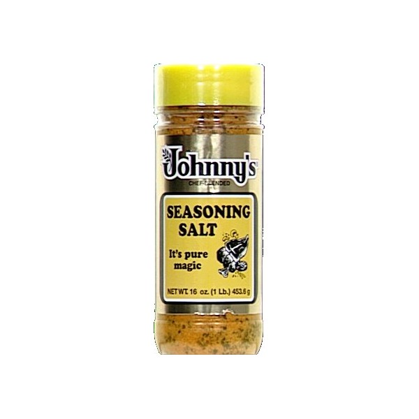 Sal de condimento Johnny's Fine Foods, 16 onzas (Paquete de 2)