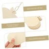jojofuny 1 Set Apples Shaped Wooden Cutouts DIY Wooden Boards