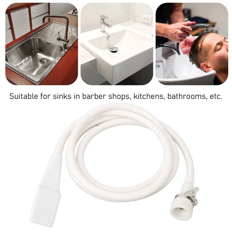 Plastic Sink Faucet Shower Head with Hose Shampoo Sprayer for