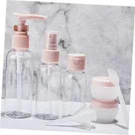Ipetboom Travel Cosmetic Bottle Set Transparent Skincare Containers Travel Toiletry Bottles for Shampoo Lotion Wash Portable for Easy Carrying