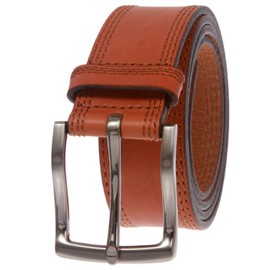 Men's Full Grain Italian Leather Casual Belt, Tan | 40/42