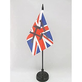 AZ FLAG UK WORKING CLASS 10 x 15 cm with Rim Office English UK 10 x 15 cm