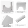 Adjustable Height Potty Step Stool for Adults, Non-Slip Bathroom Squat