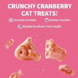 Just Try 13.4 OZ Urinary Tract Cat Treats for Indoor Cats Health Supplement C...