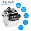 SDARMING tally counter, 4-digit clicker counter, Metal hand tally counters