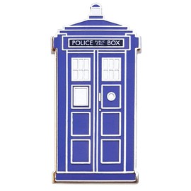 Pinsanity Blue London Police Call Box - Pin de solapa esmaltado
