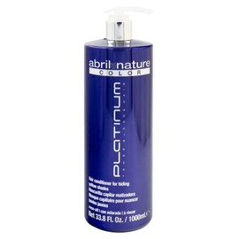 Toning mask for blonde or grey hair. Eliminate unwanted tones. Anti-yellow tones. 1000 ml. Toner Platinum abril et nature