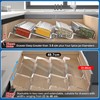 Clear Acrylic Spice Drawer Organizer, 4 Tier- 2 Set Expandable