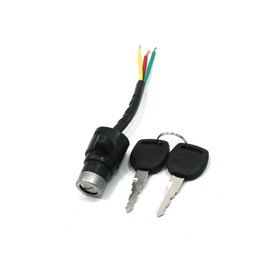 REPAIROCK Ignition Switch Electric Bike Bicycle Security Keys Lock w Two Spare Keys Auto Replacement Parts