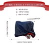 Mobility Scooter Cover for Storage, Heavy Duty 420D Oxford Fabric