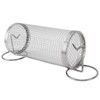 BBQ Net Tube Rolling Grilling Basket Stainless Steel Wire Mesh