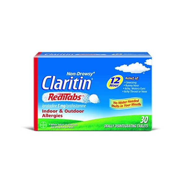 Claritin Allergy Adult 12 Hour (5mg) 30-Count RediTabs