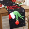 Fowecelt Christmas Table Runner Elf - Elf Christmas Decorations, Elf