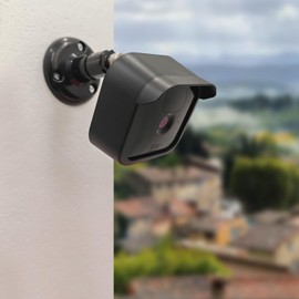 Accessory Pack for Blink Security Camera - 3 Set Protective Casings and Swivel Mounts with Integrated Sync Module Outlet, Ideal for Blink Outdoor Security 3 Camera Systems (Black)