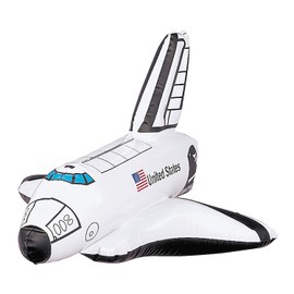 Fun Express Inflatable Space Shuttle - 12 Inflatables - Birthday Party Favors