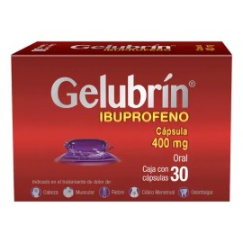 Gelubrin Cápsulas 400 Mg, 30 Cápsulas