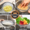 Walfos Fine Mesh Strainer, Premium Stainless Steel Sieve and Sifter,