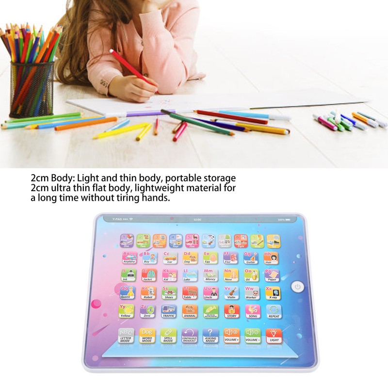 Kids Learning Tablet Full English Teaching Touch Voice Learning Tablet