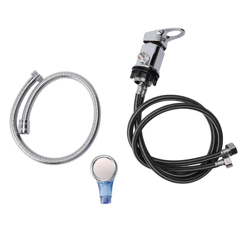 80cm Salon Shampoo Bowl Faucet 70cm Hose M Size Blue