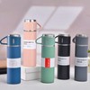 Vacuum Flasks Set Stainless Steel with Handle Portable Insulated Cup
