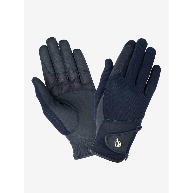 LeMieux Pro Mesh Horse Riding Gloves - Navy Blue XS