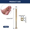 10 Sets M6 x 90mm Furniture Bolts and Barrel Nuts