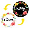 Dishwasher Magnet,Clean Dirty Sign Indicator- Double Sided Magnet with Magnetic