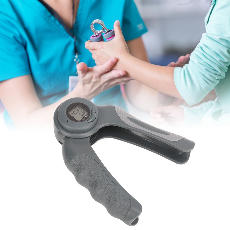 Hand Grip with Electronic Counter LCD Display ABS Grip Strengthener