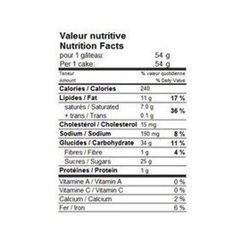 Vachon May West White Sponge Cakes 324g/11.4oz, 6-Pack {Imported from Canada}