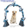 TAKMOO Juguetes para Perro, Cuerda para Masticar Perros, Cuerda Indestructible