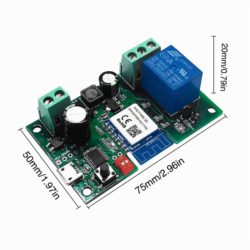Newgoal WiFi Jog Relay Momentan/Auto-Lock Switch DIY-Module Smart Home-Automation App