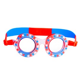 H2O Life Kids Swim Goggles for Girls and Boys Fun Toddler Swimming Eyewear Protection for Children (Americana Stars, OS)