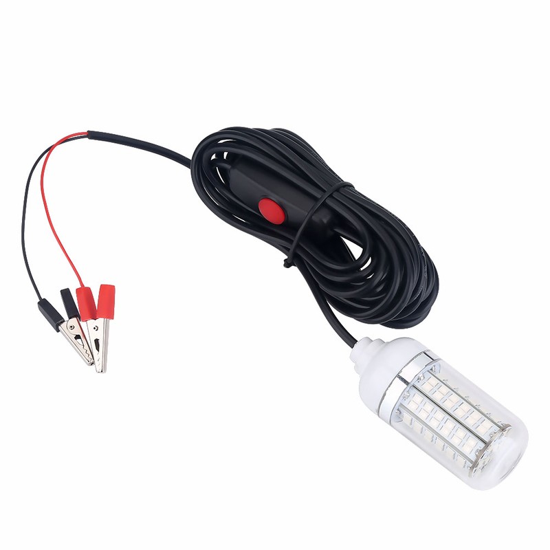 12V Outdoor LED Submersible Underwater Night Fishing Light Lamp (Blue)
