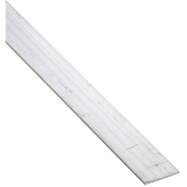 6061 Aluminum Rectangular Bar, Unpolished (Mill) Finish, Extruded, T6511 Temper, ASTM B221, 1-1/4" Thickness, 3" Width, 48" Length